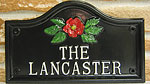 example of a Lancaster house sign