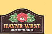 Hayne- West custom-made signs, number plaques, letter plates and post boxes are individually tailor-made with meticulous care and expertise.
